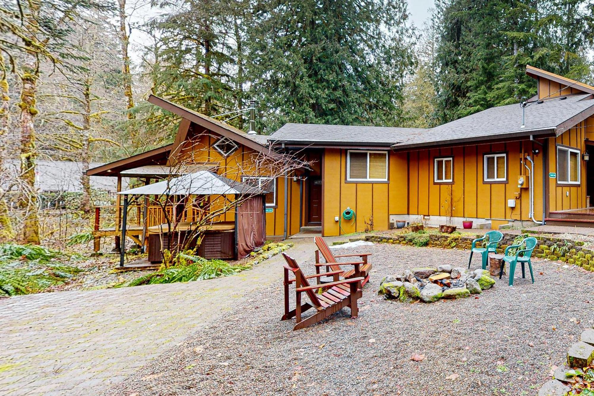 Creekside Cabin Rhododendron Kültér fotó